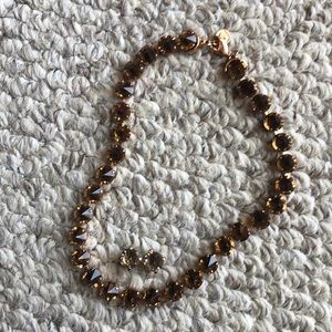 Made Her Think spiked crystal necklace and earrings